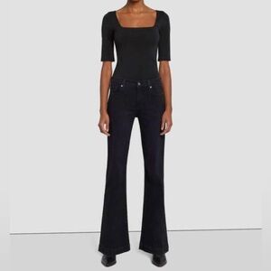 7 for all mankind Dojo black tailorless Jeans